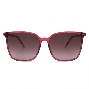 Hugo Boss Square Sunglasses for Women — front view, Acetate frame