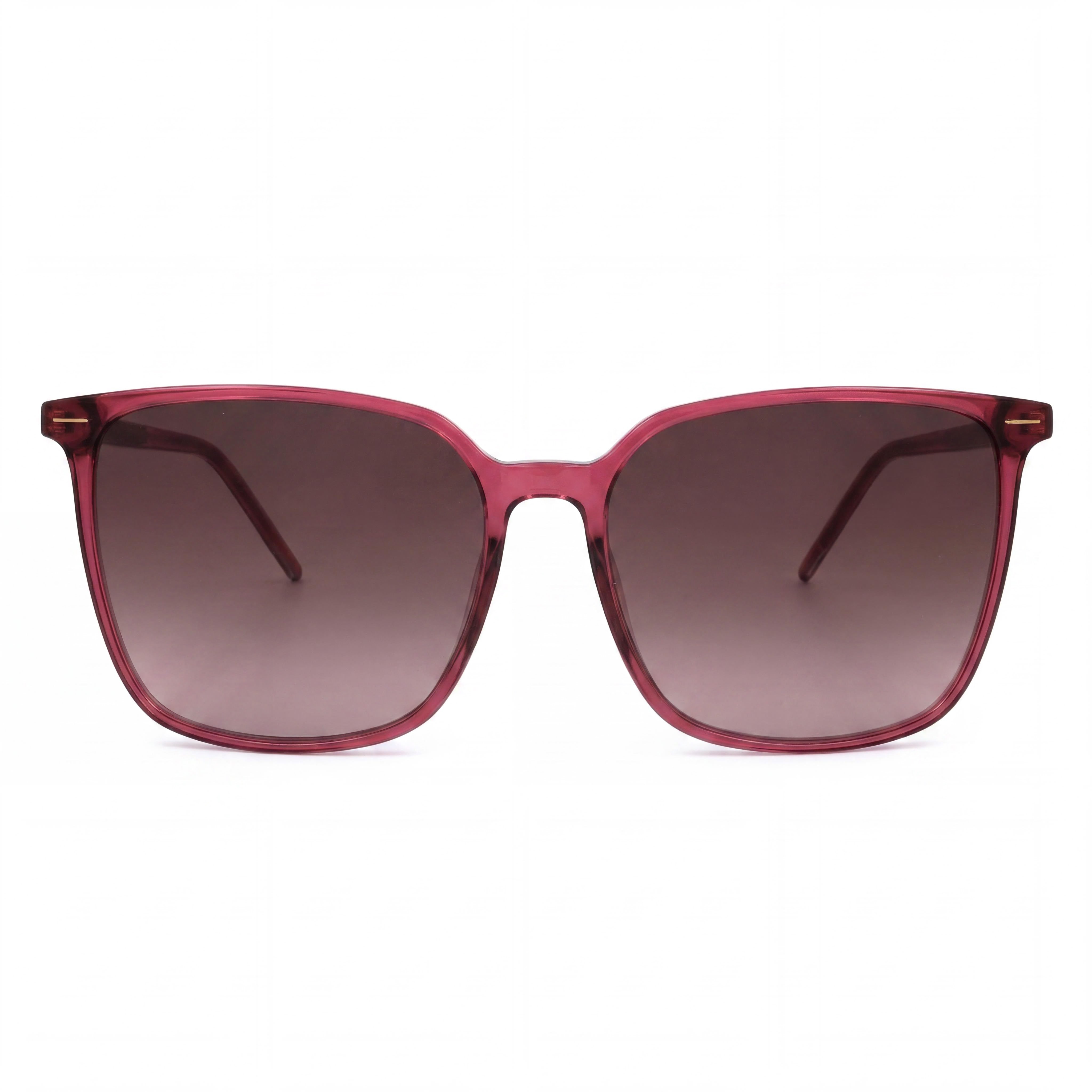 Hugo Boss Burgundy Square Sunglasses for Women, 57mm, Photo 2