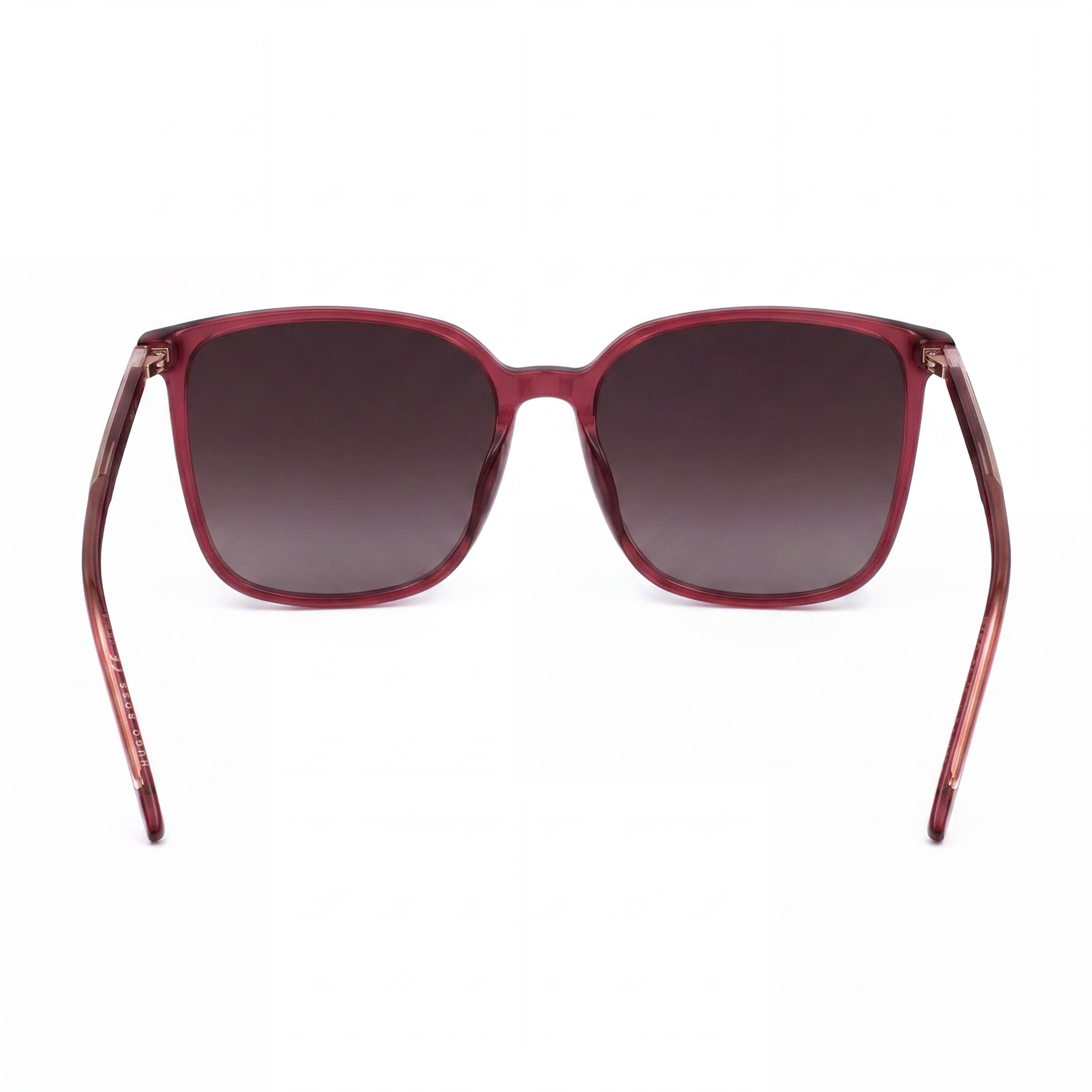 Hugo Boss Burgundy Square Sunglasses for Women, 57mm, Photo 3