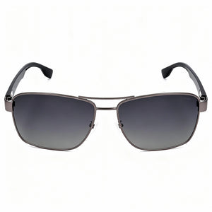 Hugo Boss R8060wj Rectangle Sunglasses for Men — front view, Plastic frame