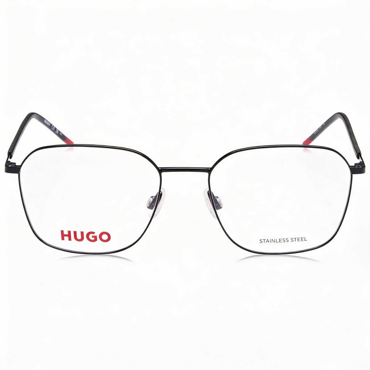 Hugo Boss Temporary Matt Black Rectangle Eyeglasses for Men, 53mm, Photo 2