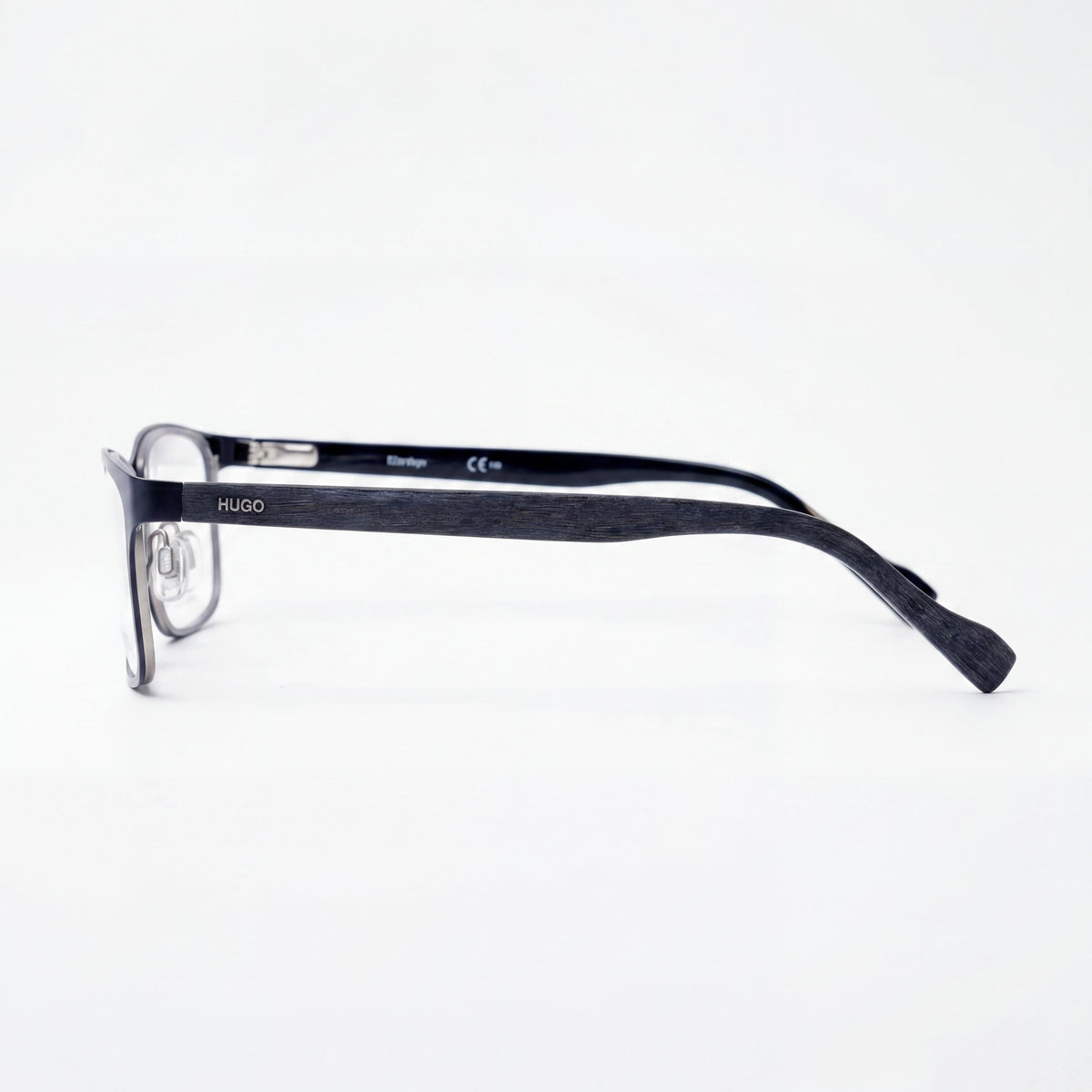 Gafas rectangulares unisex HUGO Hg 0151 negro mate, 53 mm, Photo 2