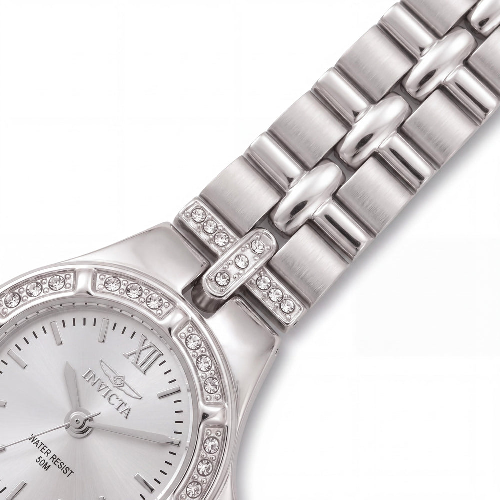 Invicta 0132 Women's Watch — side view, Stainless Steel case 21mm