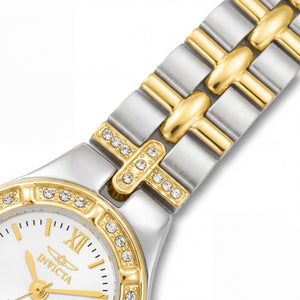 Invicta 0133 Women's Watch — side view, Stainless Steel case 21mm