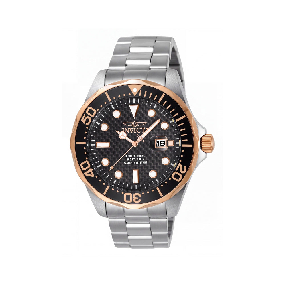 Invicta 12567 Silver Stainless Steel Men's Watch, 47mm
