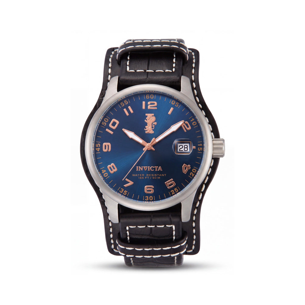 Invicta 12978 Black Stainless Steel Men's Watch, 44mm