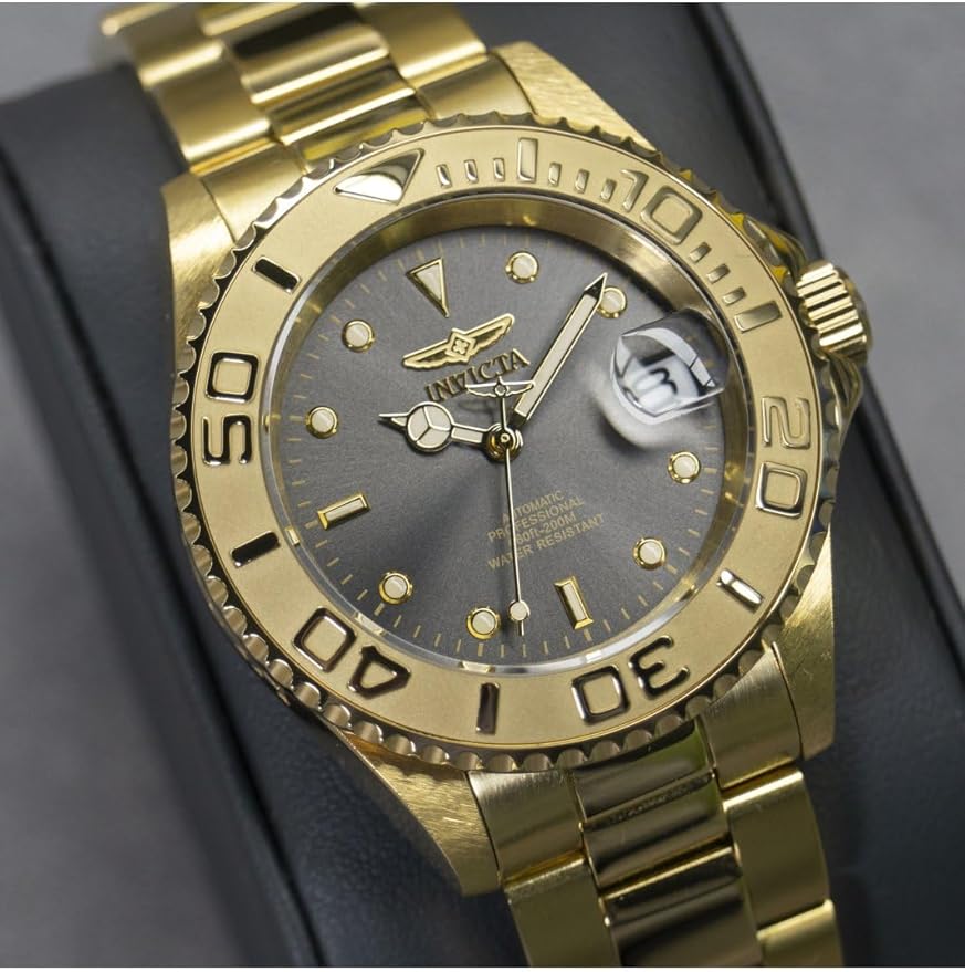Invicta Pro Diver 15848 Men's Gold Black Watch, 40mm, Photo 3