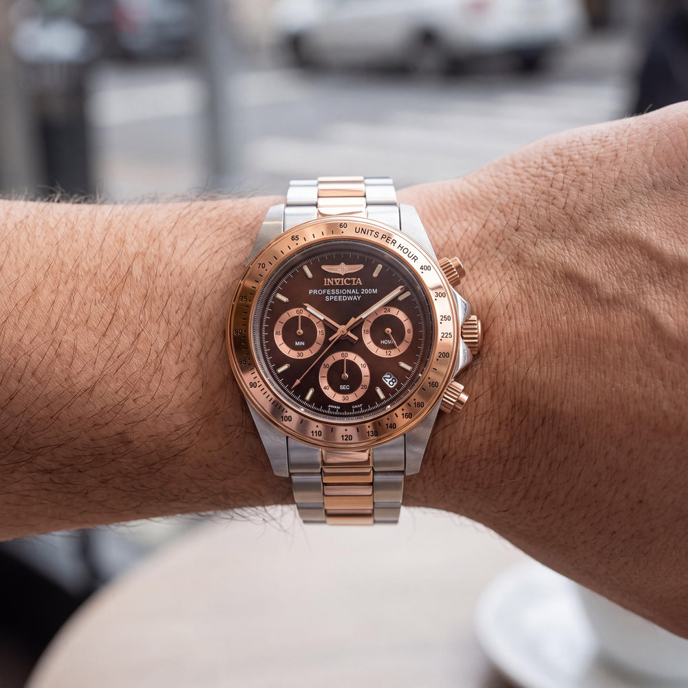 Invicta 17029 Men's Watch — side view, Stainless Steel case 40mm