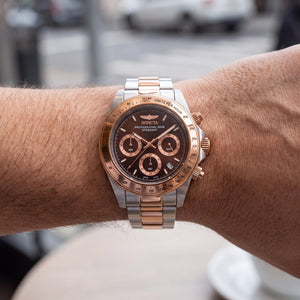 Invicta 17029 Men's Watch — side view, Stainless Steel case 40mm