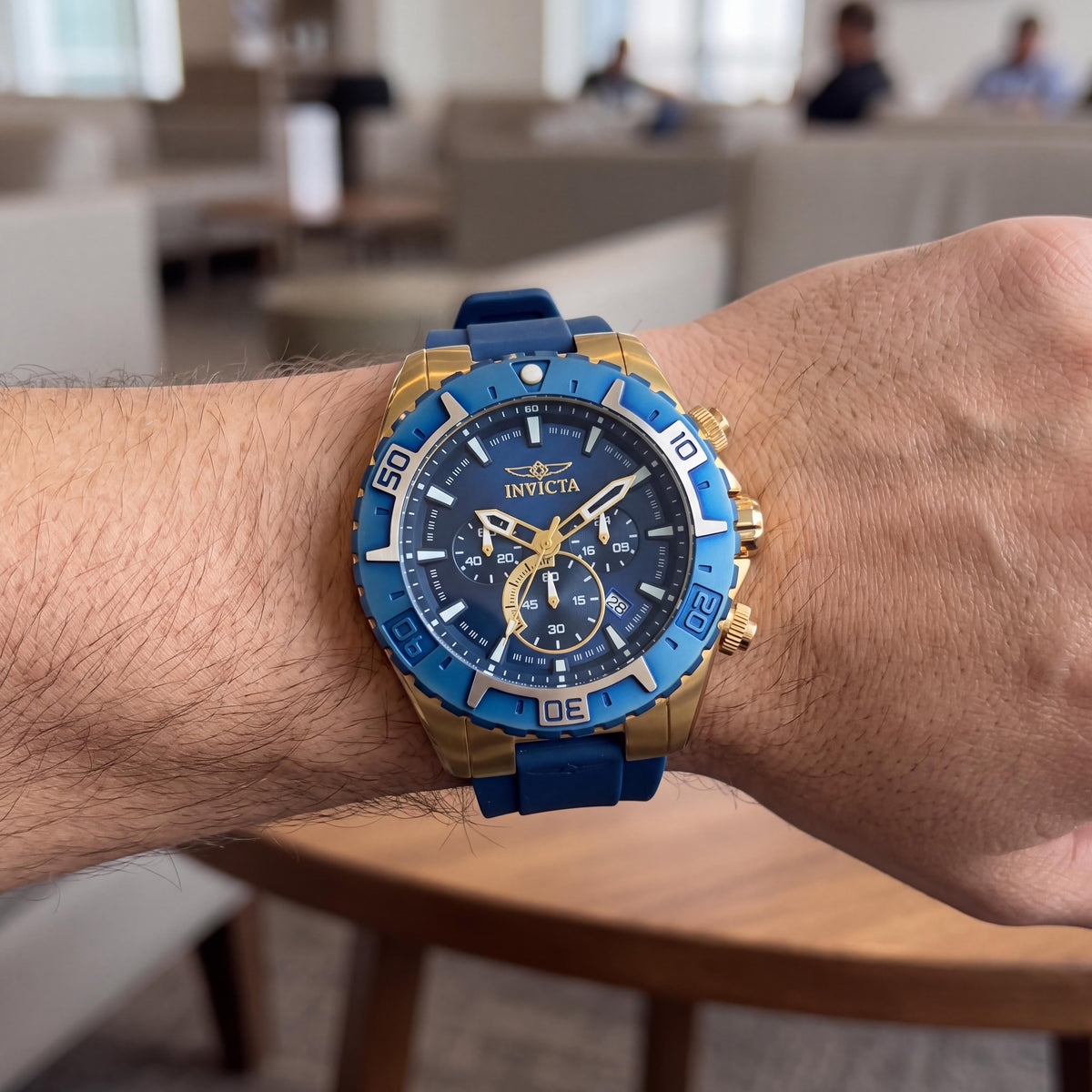 Invicta 22525 Blue Chronograph Watch for Men, Photo 3