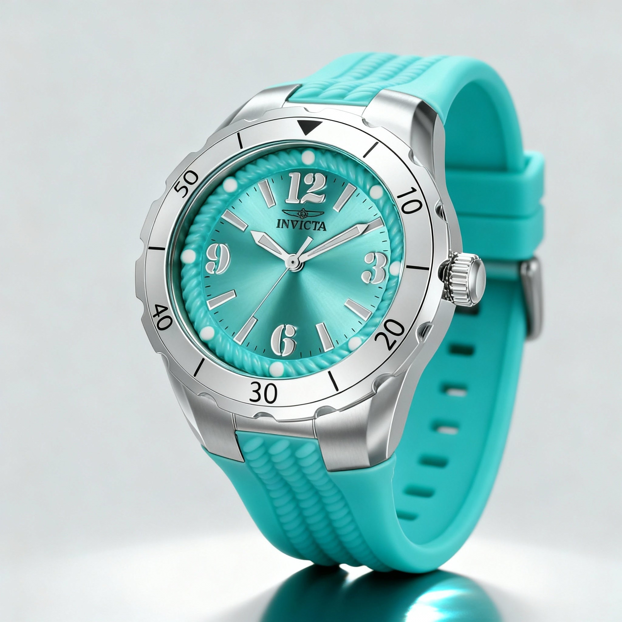 Invicta Angel 24124 Unisex Silver, Blue Watch, 38mm, Photo 2