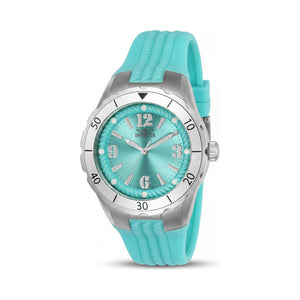 Invicta 24124 Silver, Blue Dial Stainless Steel Unisex Watch, 38mm