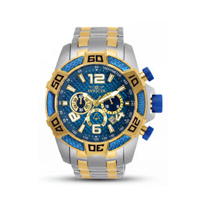 Invicta 25855 Blue Stainless Steel Men's Watch, 50mm