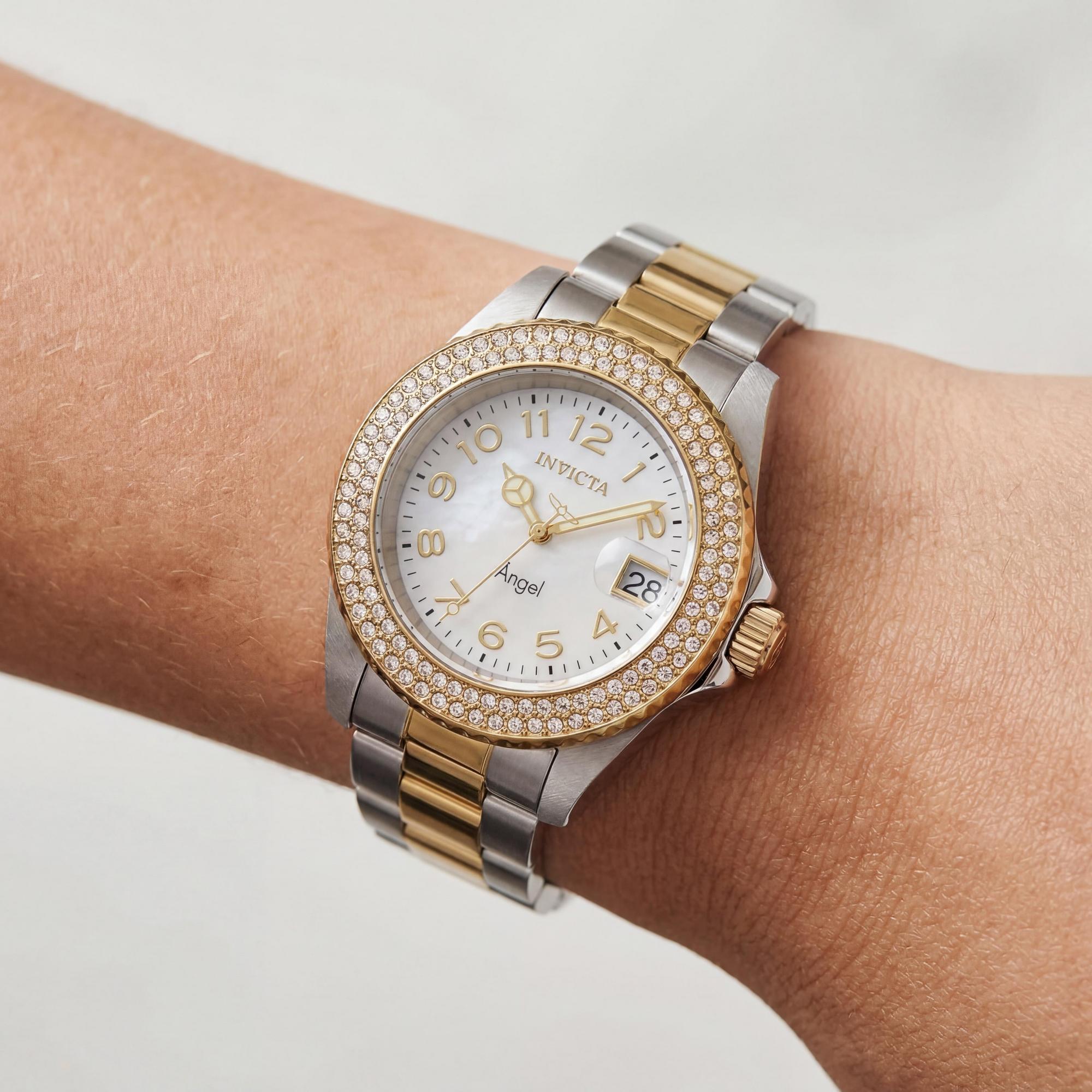 Invicta 28675 Women's Watch, Gold Dial Stainless Steel 40mm, Photo 3