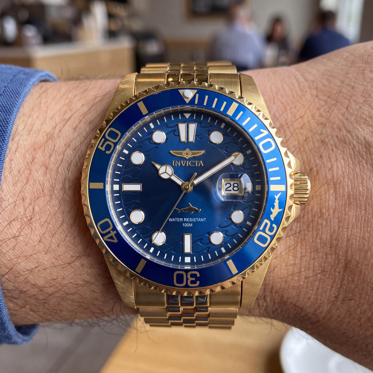 Reloj Invicta Pro Diver 30612 unisex dorado, 43 mm, Photo 3
