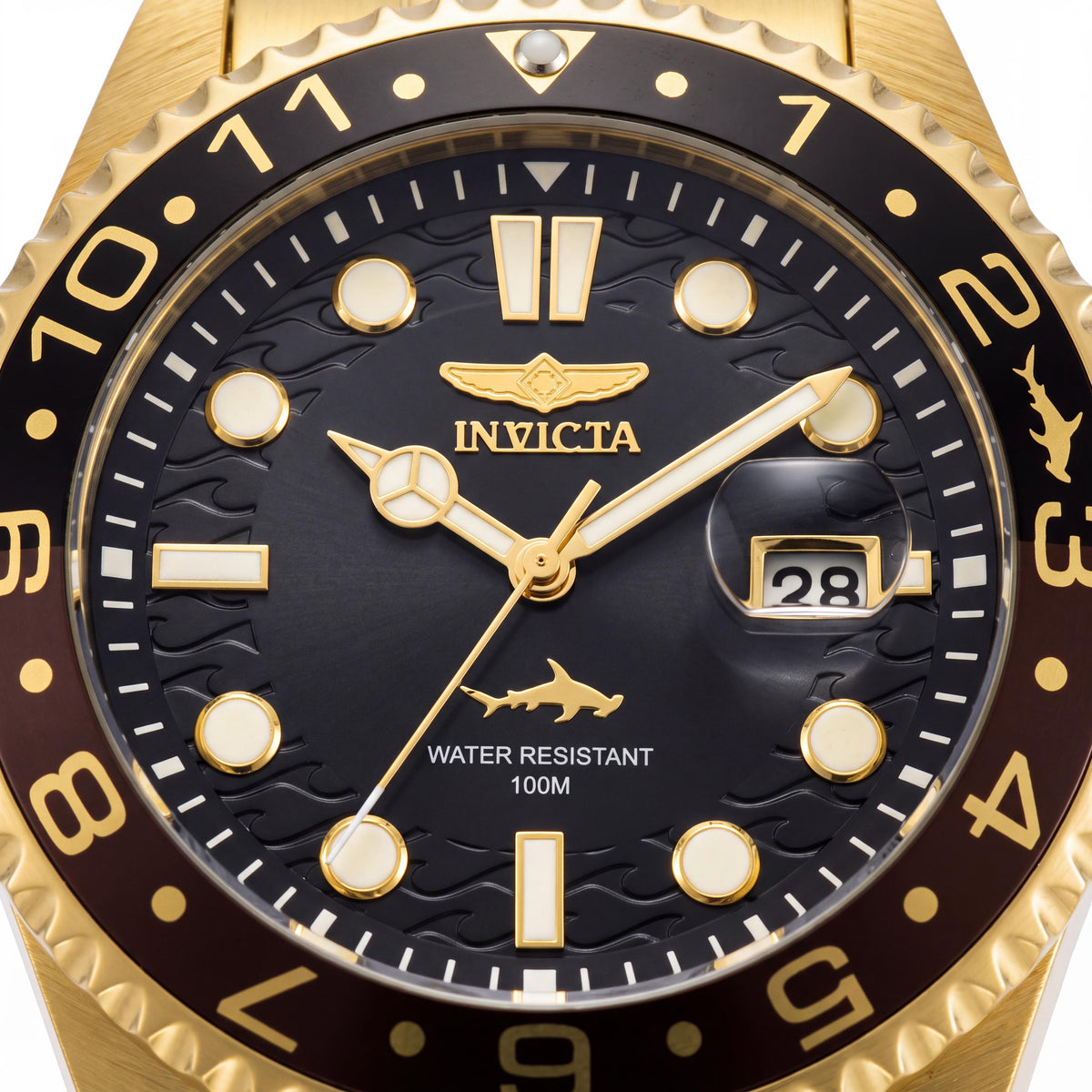 Reloj Invicta para hombre en color dorado, 43 mm, Photo 2
