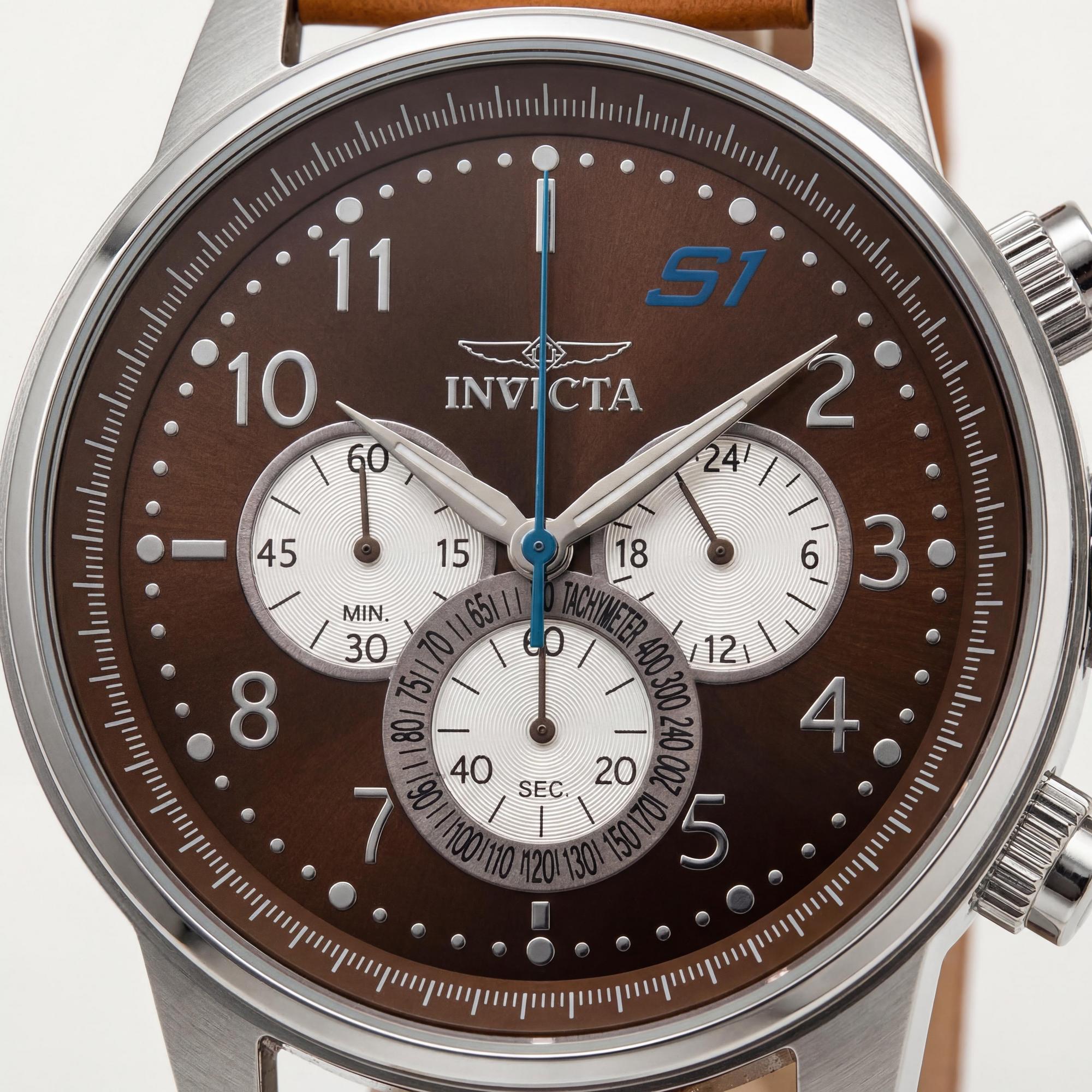 Invicta 30916 Men's GMT Watch, Silver Dial Stainless Steel 46mm, Photo 2