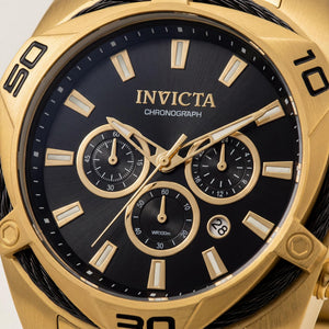 Invicta 34119 Men's Watch — front view, Quartz movement 50mm