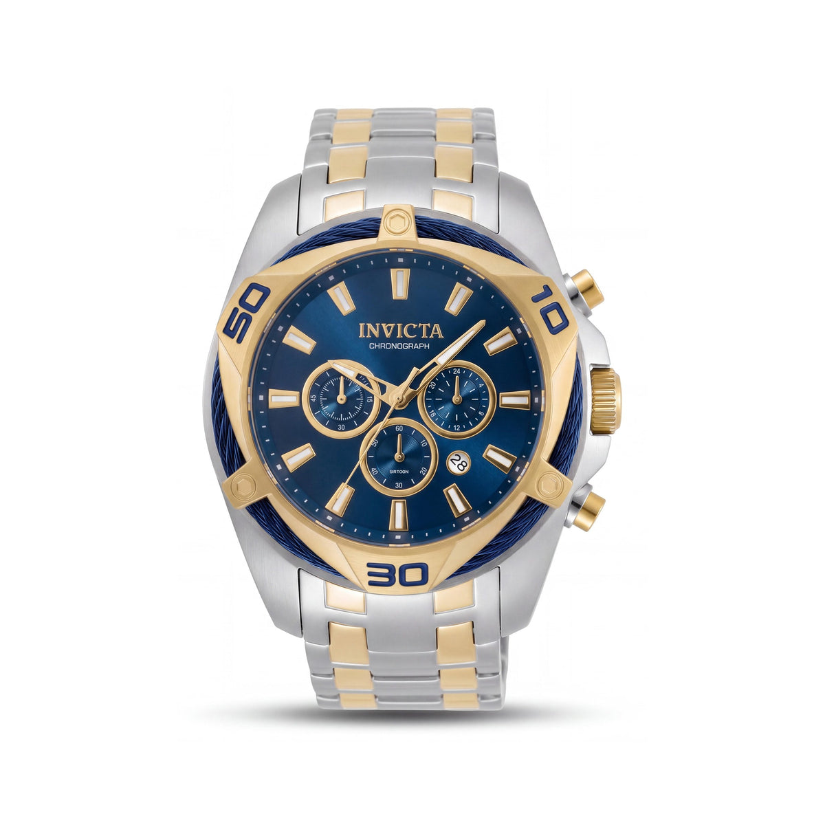 Invicta 34125 Men's Blue Chronograph Watch, 50mm, Photo 1