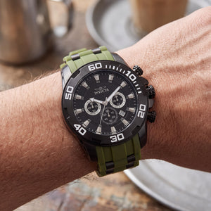 Invicta 35399 Men's Watch — wrist wear, Silicone band everyday timepiece