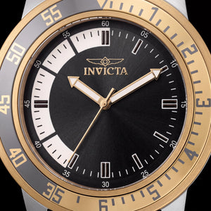 Invicta 35681 Men Watch — front view, Quartz movement 45mm