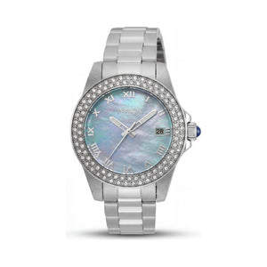 Invicta 36071 Silver Dial Stainless Steel Unisex Watch, 34mm
