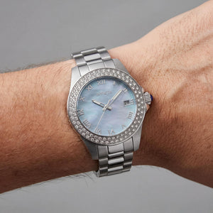 Invicta 36071 Unisex Watch — side view, Stainless Steel case 34mm