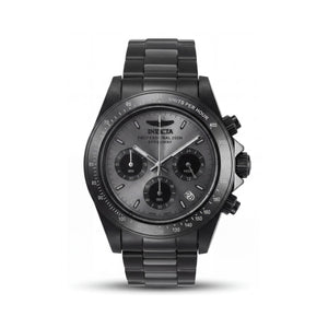 Invicta 36741 Black Stainless Steel Unisex Watch, 39mm