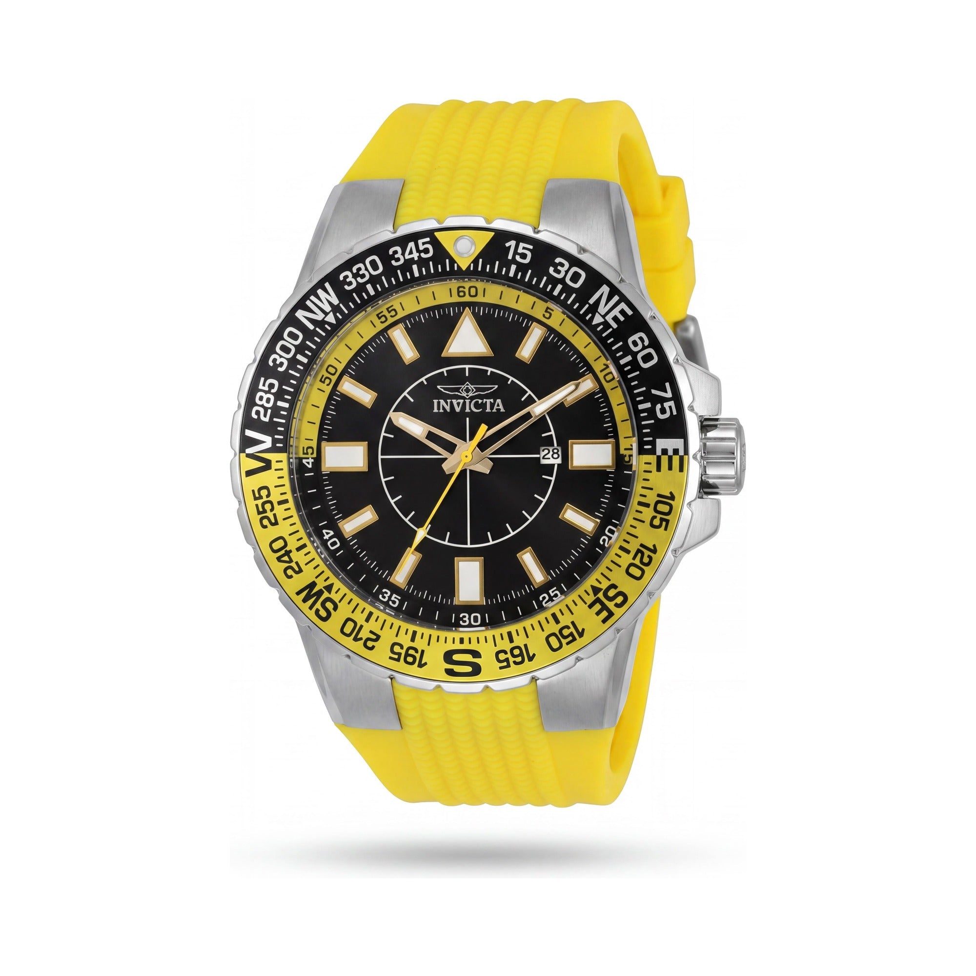 Invicta 36981 Reloj unisex, esfera plateada de acero inoxidable de 52 mm, Photo 1