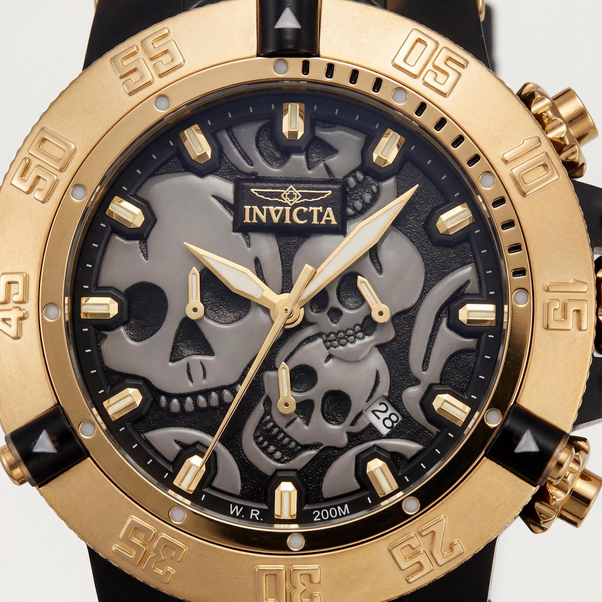 Invicta 37327 Unisex Chronograph Watch, Black Dial 50mm, Photo 2