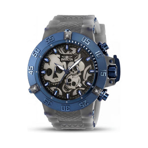 Invicta 37329 Blue Dial Stainless Steel Unisex Watch, 50mm