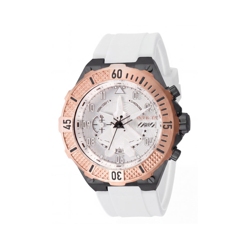 Invicta 39894 Black Stainless Steel Men's Watch, 50mm