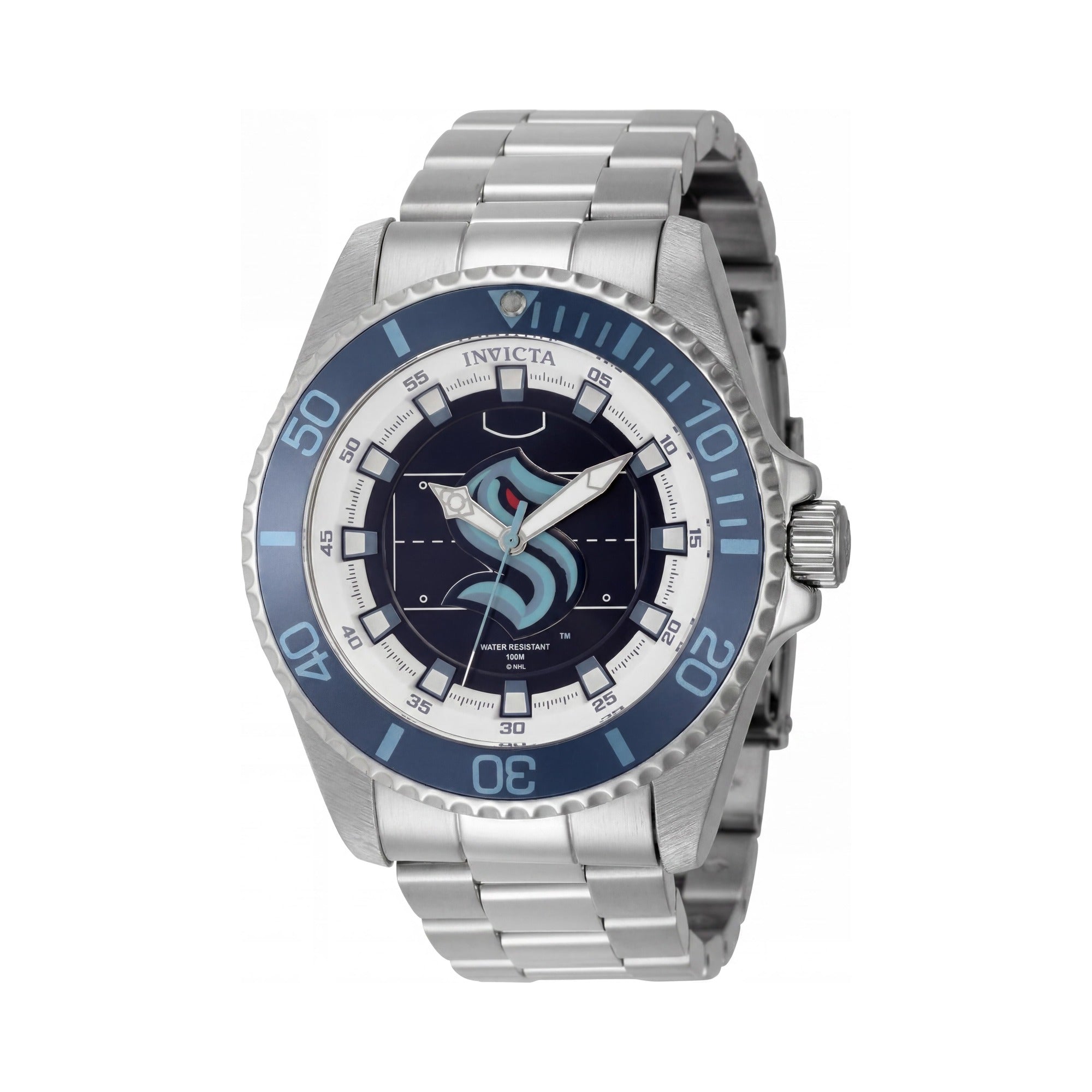 Invicta 42248 Reloj de Hombre, Esfera Plateada Acero Inoxidable 47mm, Photo 1