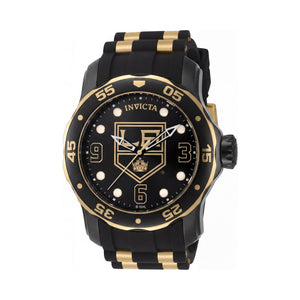 Invicta 42309 Black Dial Stainless Steel Men's Watch, 48mm