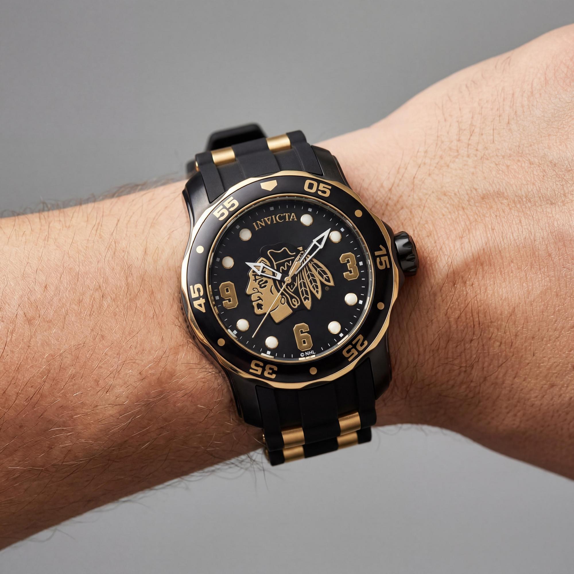 Invicta 42315 Men's Watch, Black Dial Stainless Steel 48mm, Photo 3