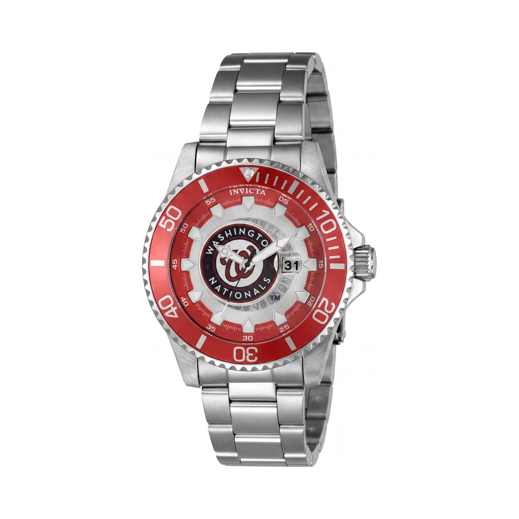 Invicta 43483 Men's Watch, Silver Dial Stainless Steel 47mm, Photo 1