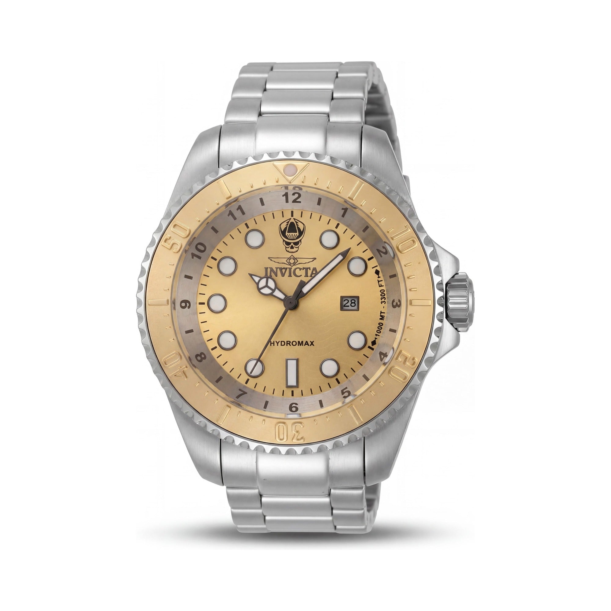 Invicta 44746 Unisex Watch, Silver Dial Stainless Steel 52mm, Photo 1