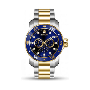 Invicta 45724 Blue Dial Stainless Steel Men Watch, 48mm