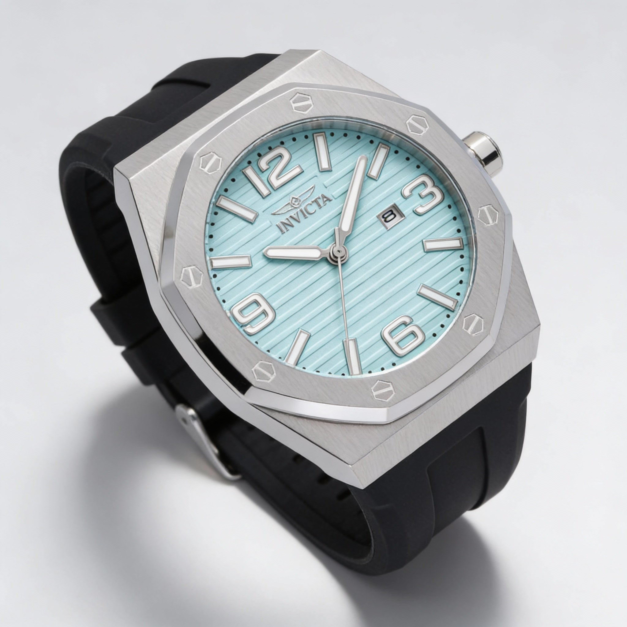 Reloj Invicta 45773 para hombre, esfera plateada de acero de 48 mm, Photo 2