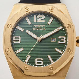 Invicta 45777 Men's Watch — front view, Quartz movement 48mm