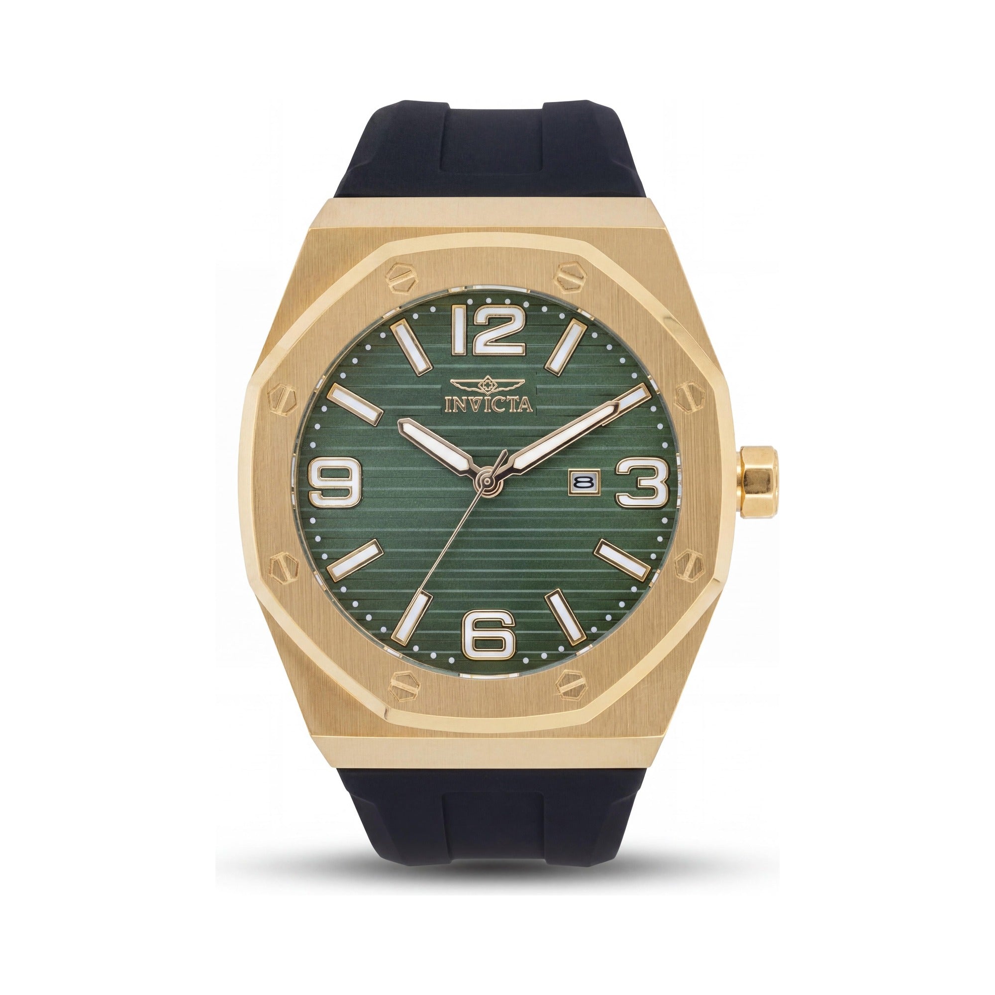 Invicta 45777 Men's Watch, Gold Dial Steel 48mm, Photo 1