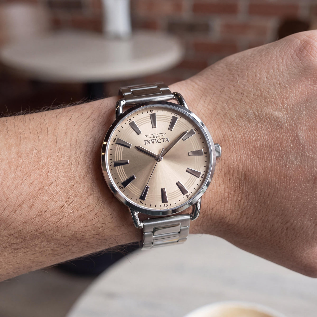 Reloj unisex Invicta 46329 plateado, 38 mm, Photo 3