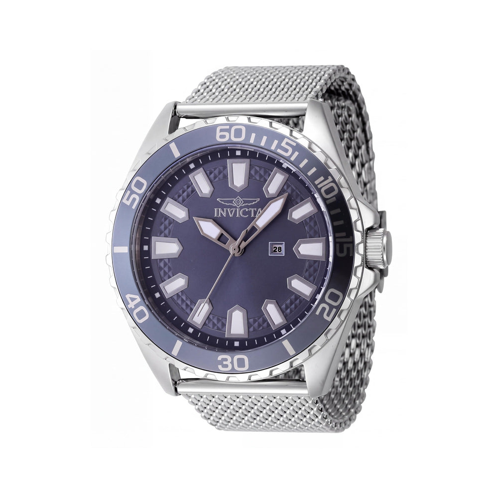 Invicta 46901 Silver Steel Men's Watch, 46mm