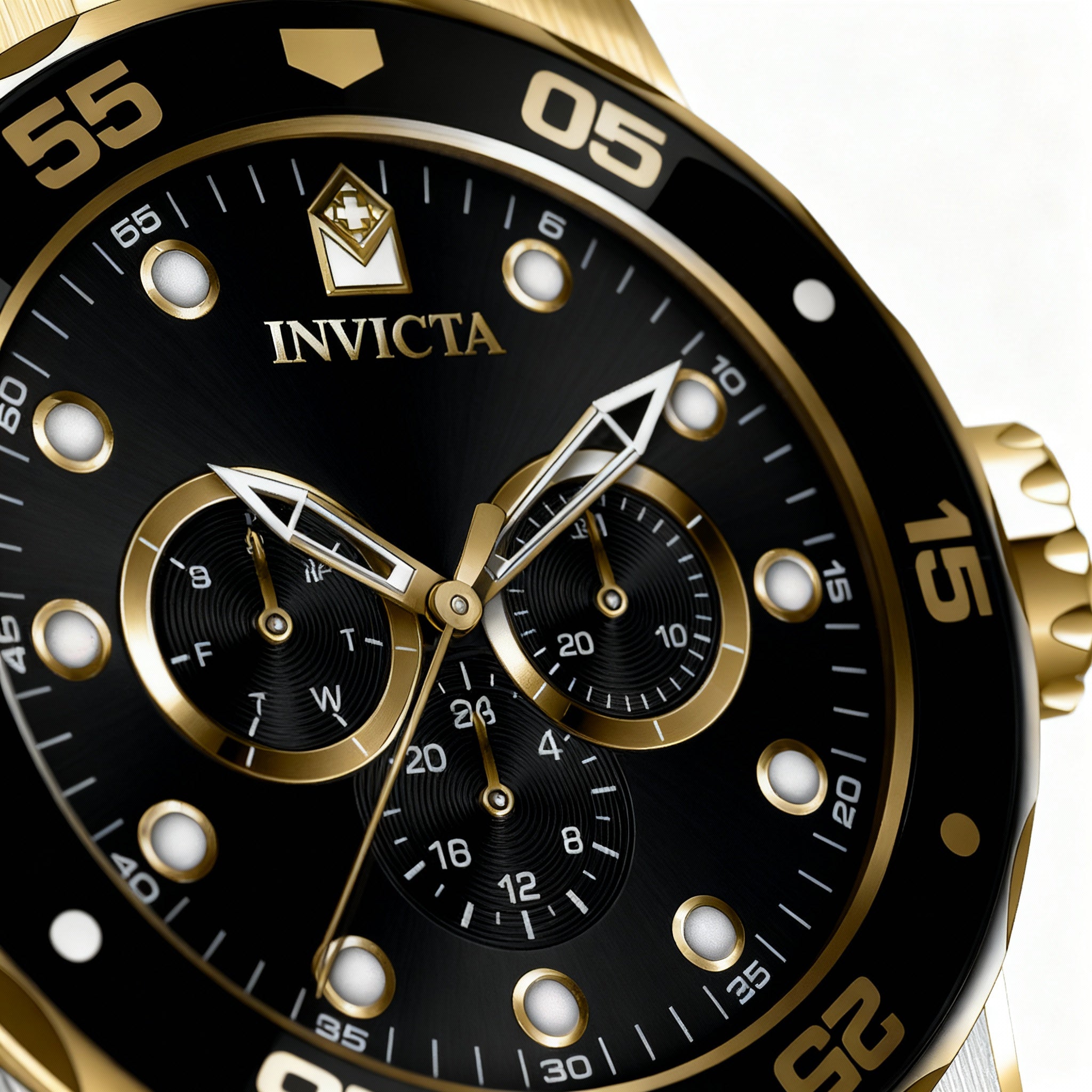 Reloj Invicta 47129 para hombre de acero inoxidable negro, 48 mm, Photo 2