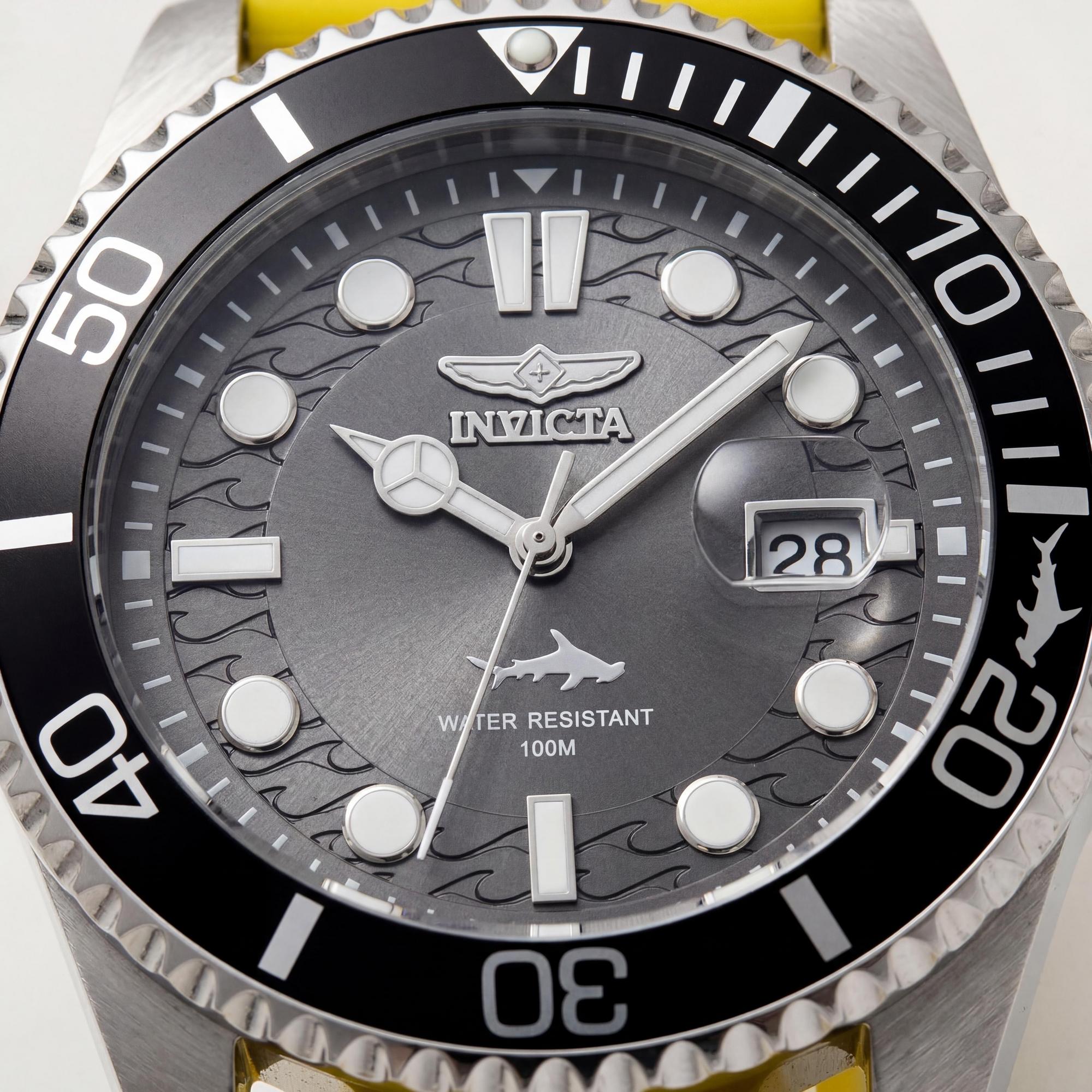 Invicta Pro Diver 47166 Men's Watch, Black Dial Stainless Steel 43mm, Photo 2