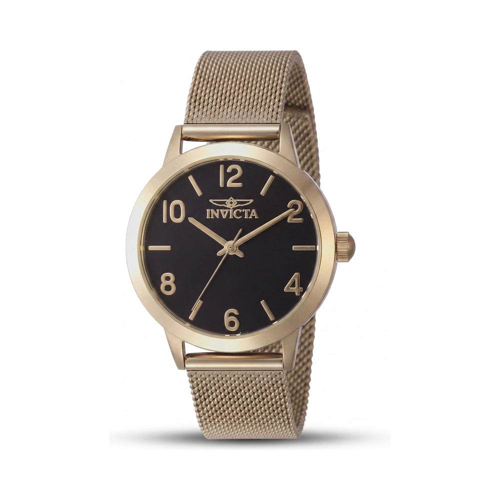Invicta 47277 Gold Dial Unisex Watch, 34mm