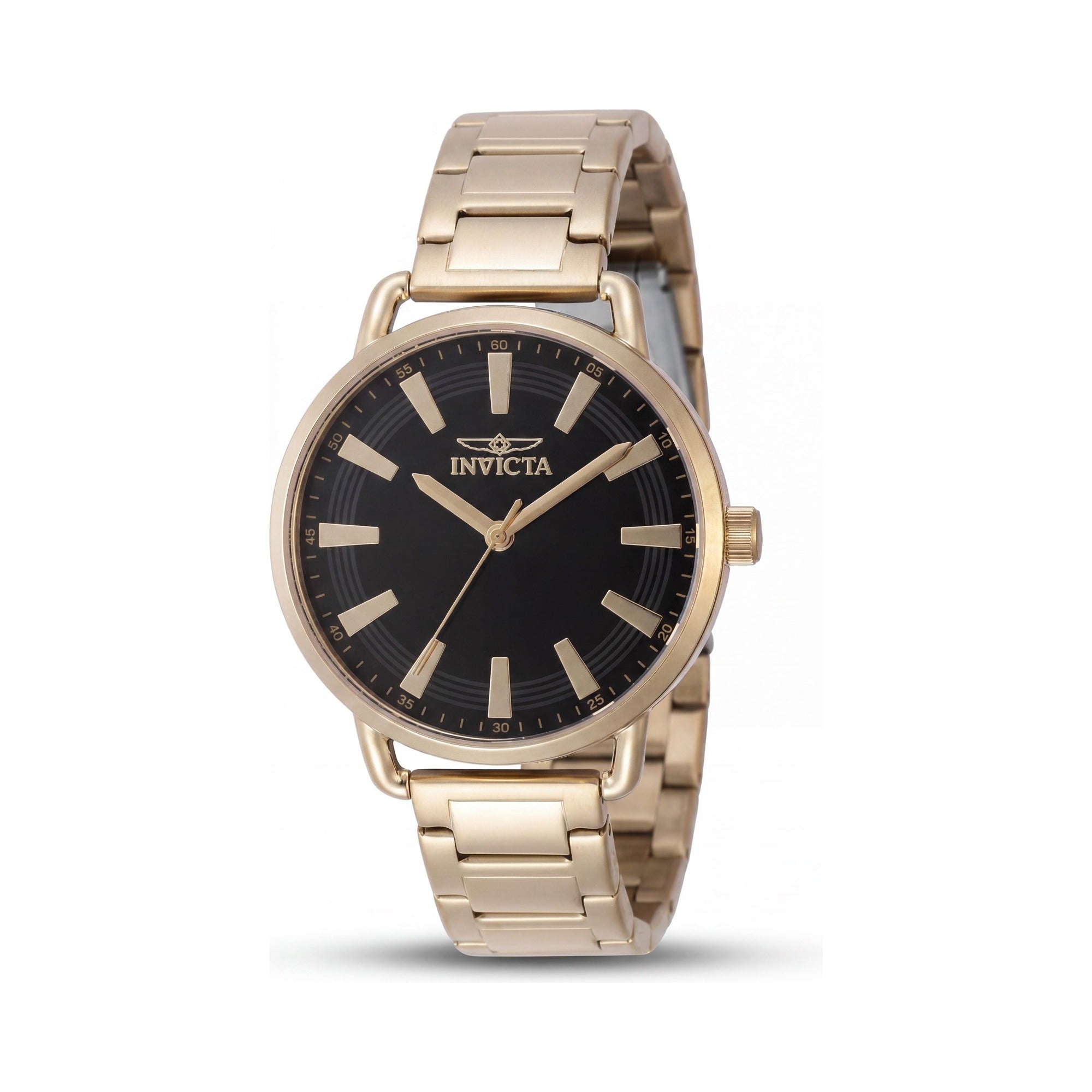 Reloj Invicta 47322 para mujer, esfera dorada de acero inoxidable de 38 mm, Photo 1