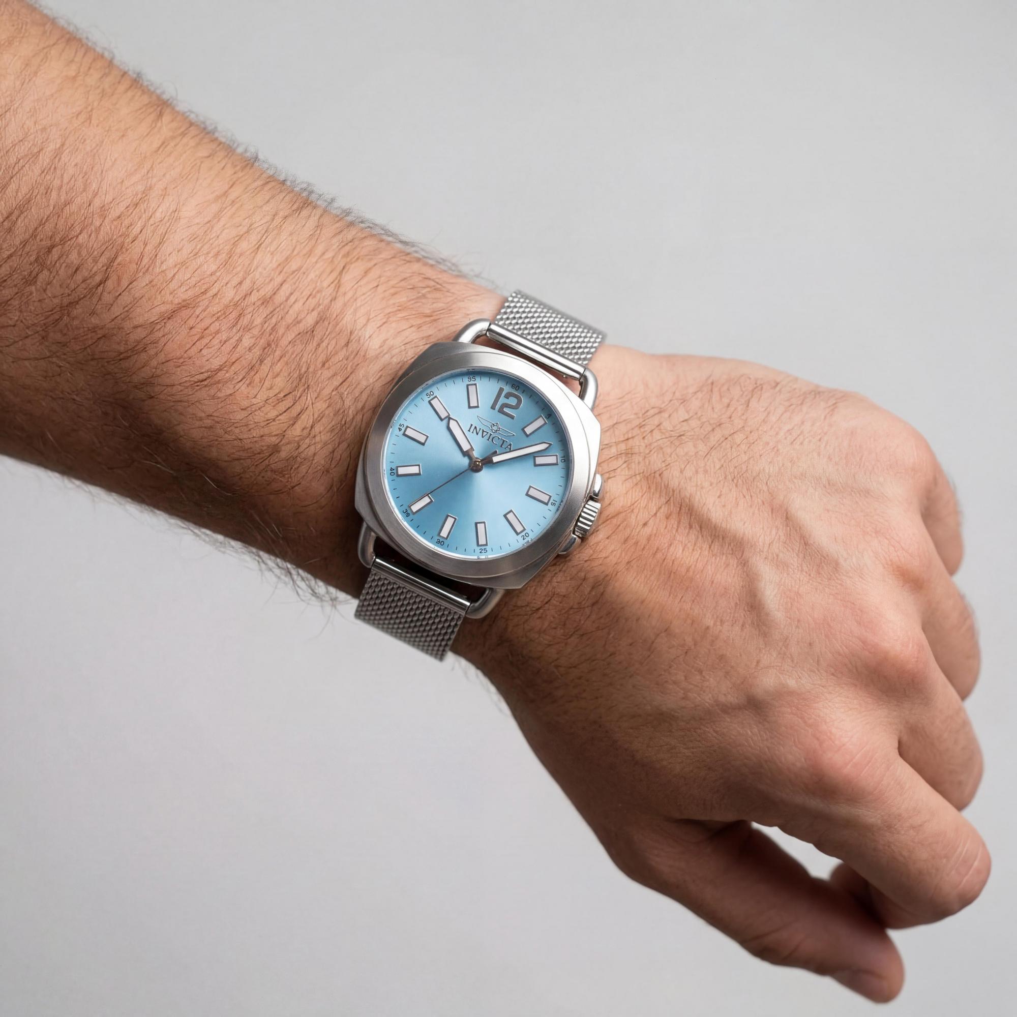 Reloj Invicta 47323 unisex, esfera plateada, acero inoxidable 32 mm, Photo 3