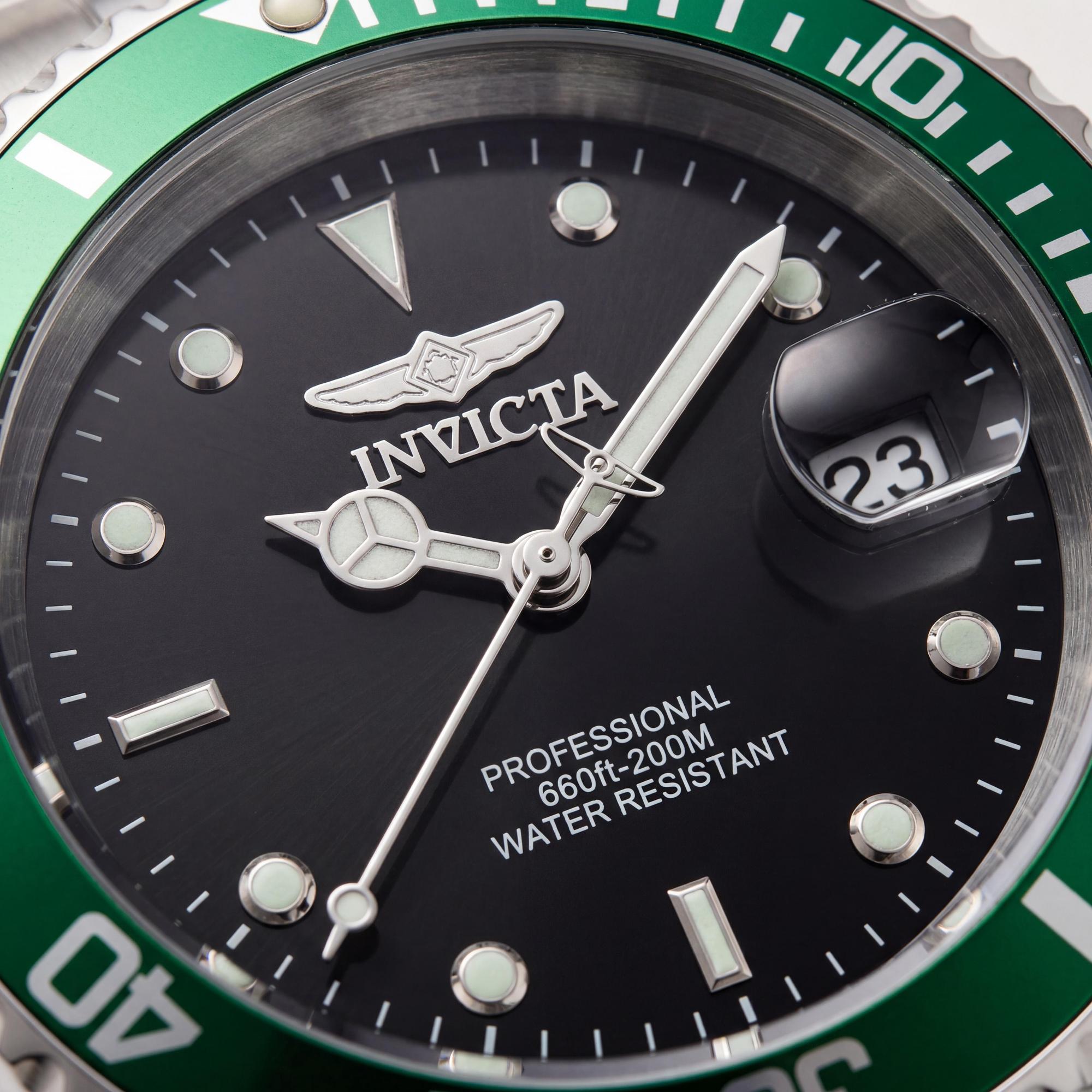 Invicta Pro Diver 47353 Men's Watch, Black Dial Stainless Steel 40mm, Photo 2