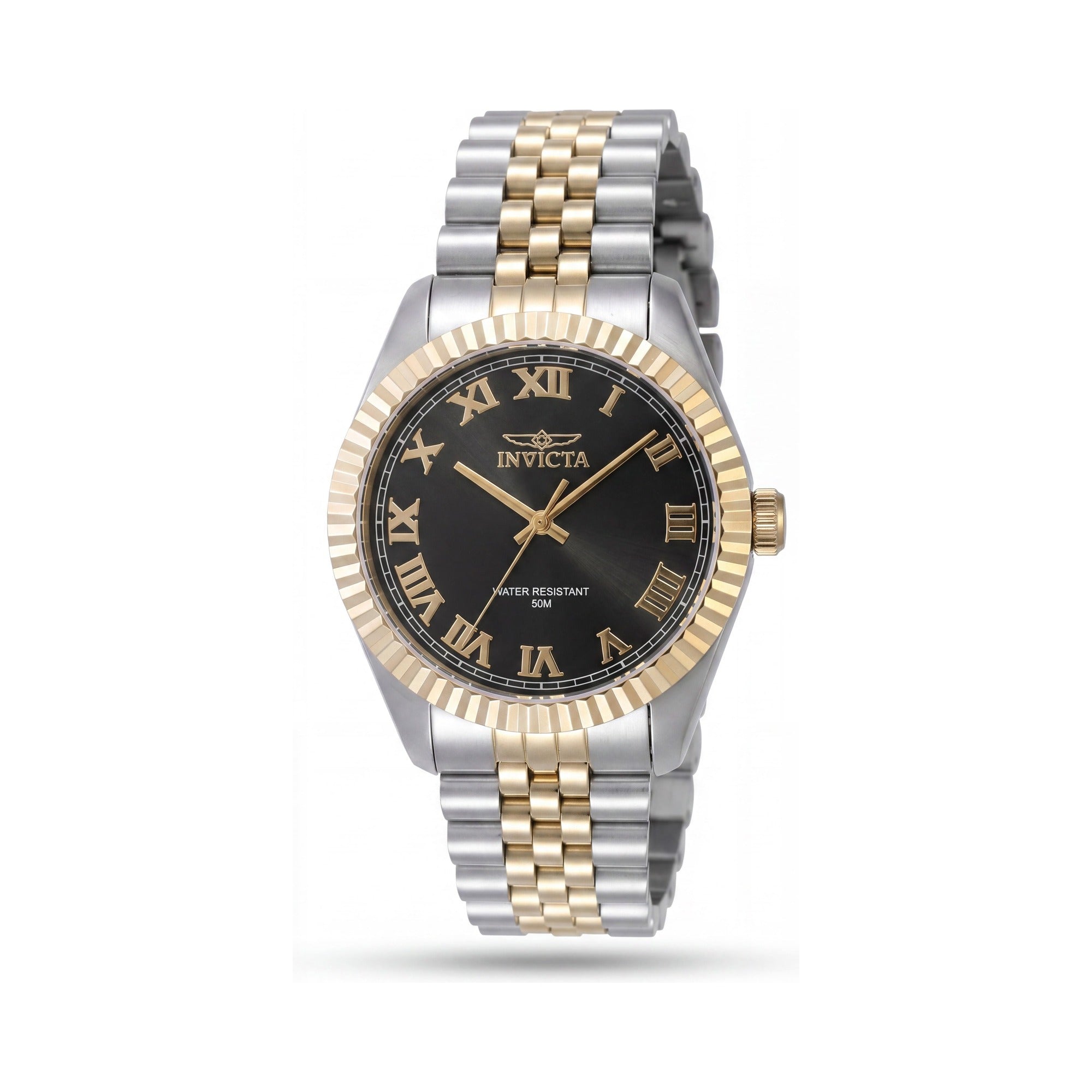 Invicta 47401 Unisex Watch, Black Dial Stainless Steel 43mm, Photo 1
